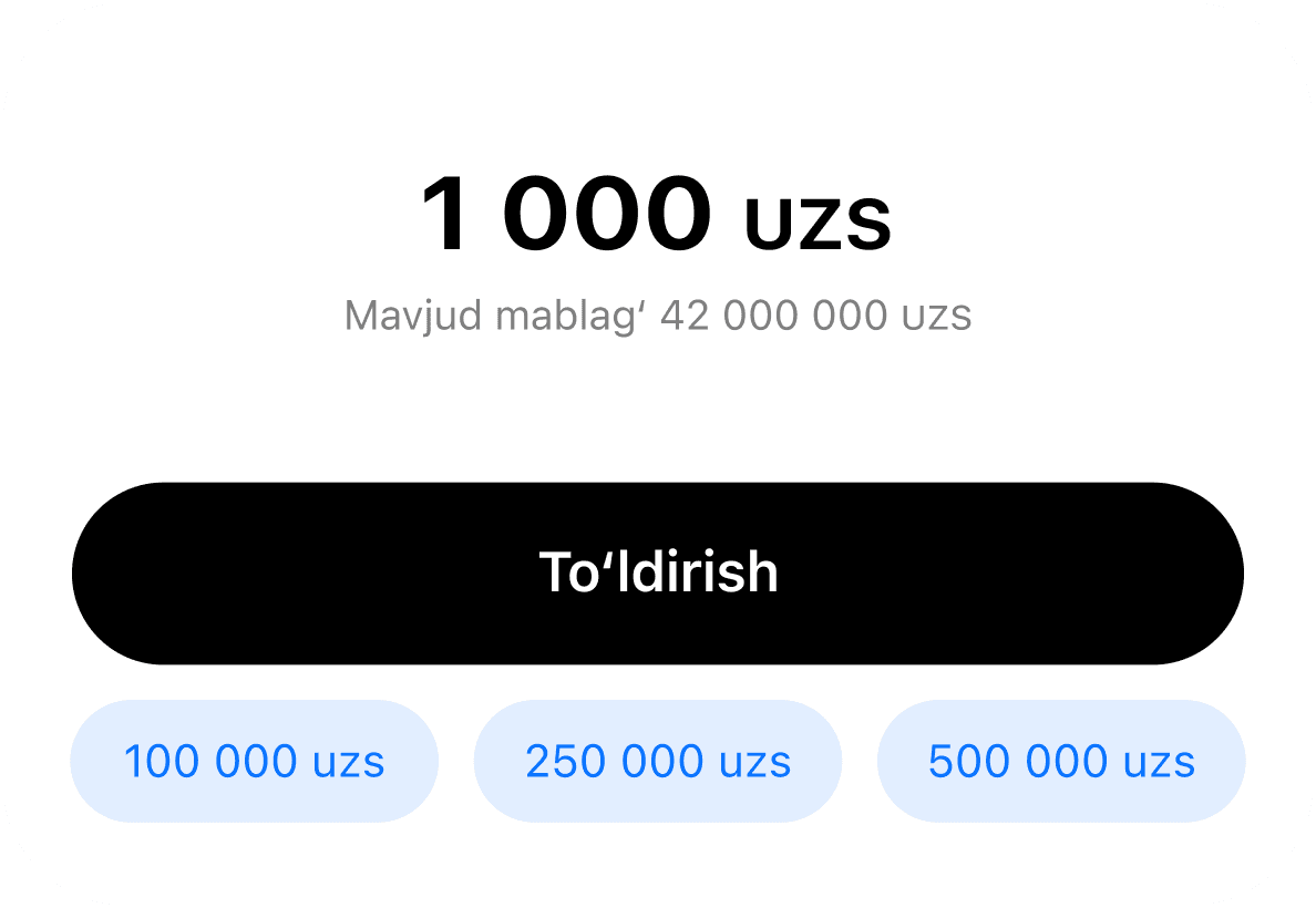 Qo'lda to'ldirish